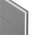 Блокнот МАЛЫЙ ФОРМАТ 110х147 мм, А6, 80 л., твердый, клетка, BRAUBERG "Minimal", серый, 116445 116445