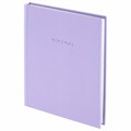 Блокнот МАЛЫЙ ФОРМАТ 110х147 мм, А6, 80 л., твердый, клетка, BRAUBERG "Minimal", сиреневый, 116448 116448