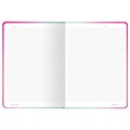 Блокнот с резинкой в клетку 96 л., А5 (145х203 мм), твердая обложка с фольгой, BRAUBERG, "Градиент", 113732 113732