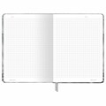 Блокнот с резинкой в клетку 96 л., А5 145х203 мм, твердая обложка, BRAUBERG, "Тени", 116324 116324