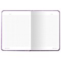 Блокнот с резинкой в клетку 96 л., МАЛЫЙ ФОРМАТ А6 (109х148 мм), твердая обложка, BRAUBERG, "Lavender", 113738 113738