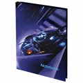 Блокнот МАЛЫЙ ФОРМАТ (110х147 мм), А6, 80 л., твёрдый, клетка, BRAUBERG KIDS, "Super Car", 114441 114441