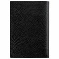 Обложка для автодокументов и паспорта натуральная кожа флоттер, "DOCUMENTS", черная, BRAUBERG 238193 238193