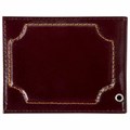 Обложка для удостоверения натуральная кожа шик, 3D герб + тиснение, темно-бордовая, BRAUBERG, 238199 238199
