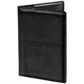 Обложка для паспорта STAFF, полиуретан под кожу, "ПАСПОРТ", черная, 237599 237599