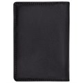 Обложка для паспорта и документов 7 в 1 натуральная кожа, без тиснения, черная, BRAUBERG, 238196 238196