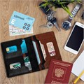 Обложка для паспорта и документов 7 в 1 натуральная кожа, без тиснения, черная, BRAUBERG, 238196 238196