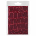Обложка для паспорта натуральная кожа Croc, "PASSPORT", красная, BRAUBERG, 237180 237180
