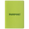 Обложка для паспорта, мягкий полиуретан, "PASSPORT", салатовая, STAFF, 237607 237607