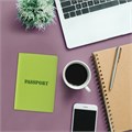 Обложка для паспорта, мягкий полиуретан, "PASSPORT", салатовая, STAFF, 237607 237607