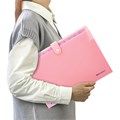 Папка-органайзер на кнопке 12 отделений, BRAUBERG "Extra", А4, персиковая с лавандовым, 271931 271931