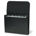 Папка-портфель пластиковая BRAUBERG "Energy" А4 (330х256х32 мм), 7 отделений, черная, 221204 221204
