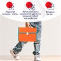 Папка-портфель пластиковая BRAUBERG "JOY", А4 (330х245х35 мм), 13 отделений, с окантовкой, оранжевая, 227975 227975