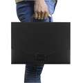 Портфель пластиковый STAFF А4 (320х225х36 мм), без отделений, черный, 229241 229241