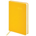 Ежедневник датированный 2025 А5 138x213 мм BRAUBERG "Select", балакрон, желтый, 115812 115812