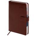 Ежедневник датированный 2025 А5 148х218 мм GALANT "Ritter", под кожу, коричневый, 115715 115715