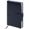Ежедневник датированный 2025 А5 148х218 мм GALANT "Ritter", под кожу, темно-синий, 115717 115717