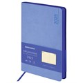 Ежедневник датированный 2025, А5, 138x213 мм, BRAUBERG "Metropolis Mix", под кожу гибкий, голубой, 115861 115861