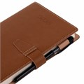 Ежедневник датированный 2025, А5, 143x218 мм, BRAUBERG "Journal", под кожу, застежка, органайзер, коричневый, 115883 115883