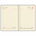 Ежедневник датированный 2025, А5, 143x218 мм, BRAUBERG "Journal", под кожу, застежка, органайзер, серый, 115881 115881