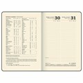 Ежедневник датированный 2025, А5, 151х213 мм, BRAUBERG "Note", под кожу, держатель для ручки, резинка-фиксатор, черный, 115930 115930