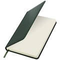 Ежедневник недатированный А5 138х213 мм BRAUBERG "Imperial" под кожу, 160 л., темно-зеленый, 111855 111855