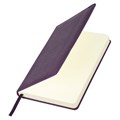 Ежедневник недатированный А5 138х213мм BRAUBERG Base, под кожу, 160л, фиолетовый, 116256 116256