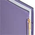 Ежедневник недатированный А5 145х220мм, BRAUBERG Zipline, под кожу, карман-молния, 160л, фиолетовый, 116249 116249