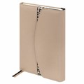 Ежедневник недатированный А5 155х213 мм BRAUBERG "Wild", под кожу, магнит, 160 л., LEO бежевый, 116232 116232
