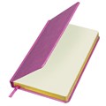 Ежедневник недатированный А5, 138х213 мм, BRAUBERG "Iguana", под кожу, 160 л., лиловый, 114456 114456