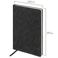 Ежедневник недатированный БОЛЬШОЙ ФОРМАТ 210х297 мм А4, BRAUBERG "Status", 160л, черный, 113360 113360