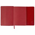 Ежедневник с магнитным клапаном недатированный, под кожу, А5, красный, BRAUBERG "Magnetic X", 113281 113281