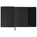 Ежедневник с магнитным клапаном недатированный, под кожу, А5, черный, BRAUBERG "Magnetic X", 113278 113278