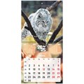 Календарь настенный перекидной на 2025 г., BRAUBERG, 12 листов, 22,5х22,5 см, МИНИ, "Дикие животные", 116179 116179