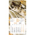 Календарь настенный перекидной на 2025 г., BRAUBERG, 12 листов, 29х29 см, "Милые котики", 116164 116164