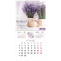 Календарь настенный перекидной на 2025 г., BRAUBERG, 12 листов, 29х29 см, "Цветы", 116167 116167