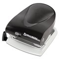 Дырокол BRAUBERG "G-Line", до 40 листов, черный, 224341 224341