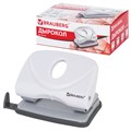 Дырокол BRAUBERG "Original", до 20 листов, белый, 227787 227787