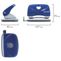 Дырокол BRAUBERG "Original", до 20 листов, синий, 222540 222540