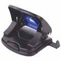 Дырокол металлический BRAUBERG "Office-Expert", до 25 листов, черно-синий, 228604 228604