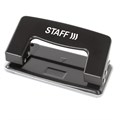 Дырокол металлический STAFF "EVERYDAY,", до 10 листов, без линейки, черный, 224647 224647