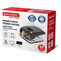 Дырокол ЭНЕРГОСБЕРЕГАЮЩИЙ BRAUBERG "Easy Press", до 30 л., БЕЗ УСИЛИЙ, 224343 224343