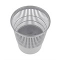 Корзина для бумаг BRAUBERG сетчатая, 14 л, серая, 237004 237004