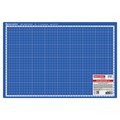 Коврик (мат) для резки BRAUBERG EXTRA 5-слойный, А3 (450х300 мм), двусторонний, толщина 3 мм, синий, 237177 237177