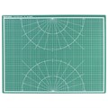 Коврик (мат) для резки BRAUBERG, 3-слойный, А2 (600х450 мм), двусторонний, толщина 3 мм, зеленый, 236903 236903
