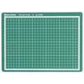 Коврик (мат) для резки BRAUBERG, 3-слойный, А4 (300х220 мм), двусторонний, толщина 3 мм, зеленый, 236905 236905