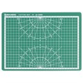 Коврик (мат) для резки BRAUBERG, 3-слойный, А4 (300х220 мм), двусторонний, толщина 3 мм, зеленый, 236905 236905