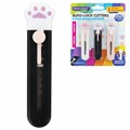 Нож канцелярский "Лапки", Cat Paw, 9 мм, НАБОР 3 шт. на блистере, автофиксатор, BRAUBERG HOBBY, 238345 238345