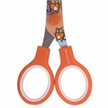 Ножницы 130 мм оранжевые, с цветной печатью "Котики", закругленные, BRAUBERG KIDS, 238351 238351