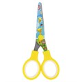 Ножницы 130 мм с цветной печатью "Жирафы", жёлтые, закругленные, BRAUBERG KIDS, 232269 232269